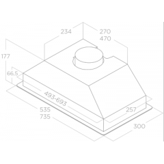 Вытяжка Elica ERA S BL/A/72