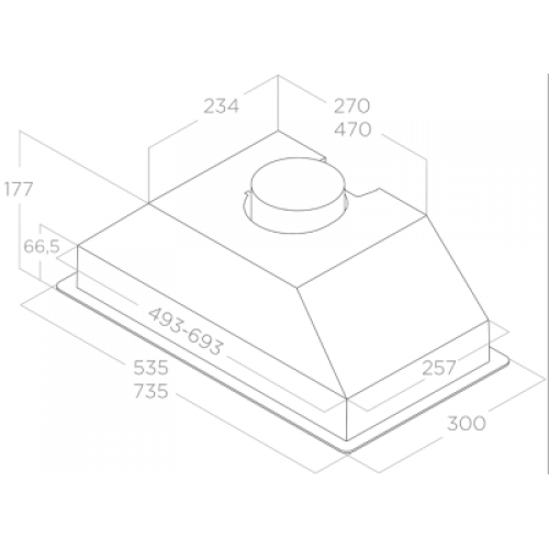 Вытяжка Elica ERA S BL/A/72