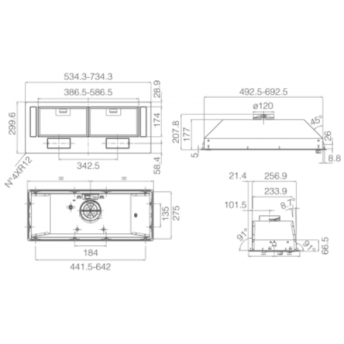 Вытяжка Elica ERA S BL/A/72