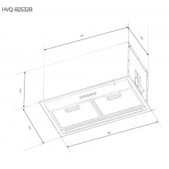 Вытяжка HAIER HVQ-B2532B