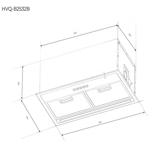 Вытяжка HAIER HVQ-B2532B