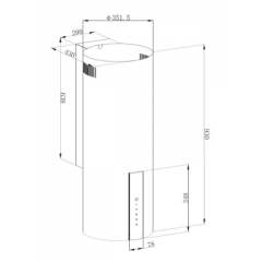 Вытяжка Korting KHC 35969 DX Cylinder