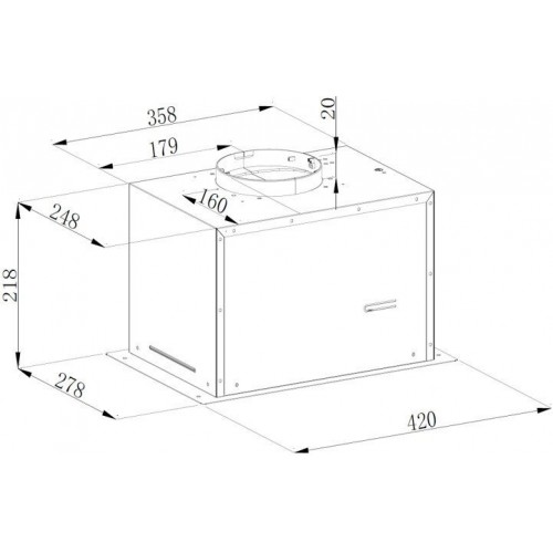 Вытяжка Weissgauff Dubhe 450 Inox