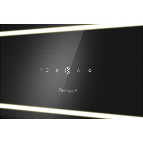 Вытяжка Weissgauff Quadra 600 Touch Black Glass