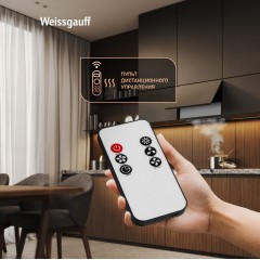 Вытяжка Weissgauff Quadra 600 Touch Black Glass