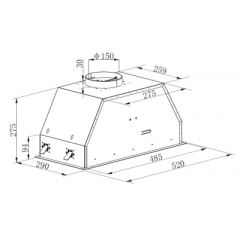 Вытяжка Korting KHI 6892 DGN