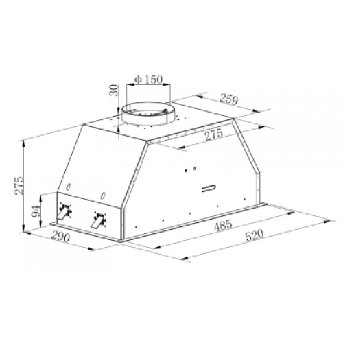 Вытяжка Korting KHI 6892 DGN
