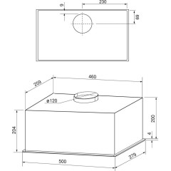 Вытяжка Krona Arven 500 PB V2 (белый)