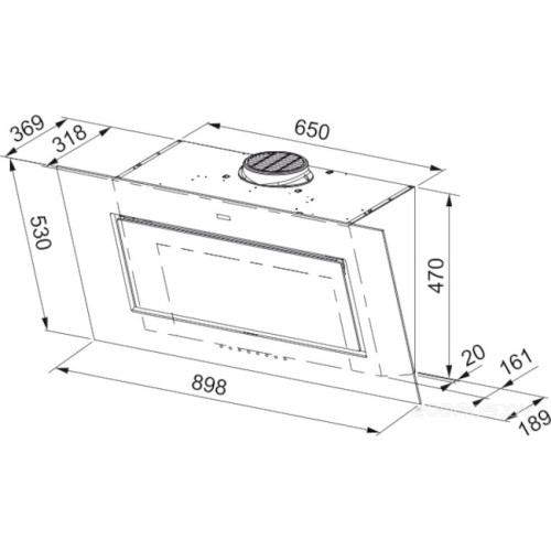 Вытяжка Franke Mythos FMY PER PRO BK F90 330.0682.354