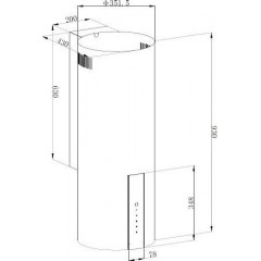 Вытяжка Korting KHC 35969 DN Cylinder