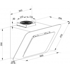 Вытяжка Brandt BHV1674IB