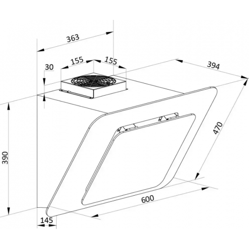 Вытяжка Brandt BHV1674IB
