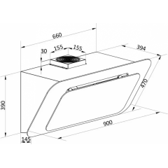 Вытяжка Brandt BHV1974IB