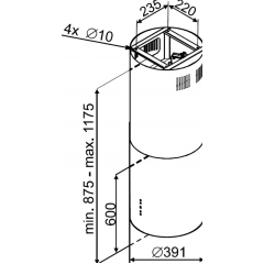 Вытяжка Brandt BHY2353B