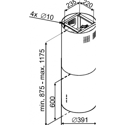 Вытяжка Brandt BHY2353B
