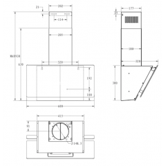 Вытяжка Candy CVXW64SB