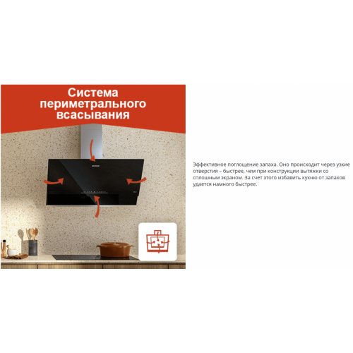 Вытяжка Grundig GDSP2464BWSC