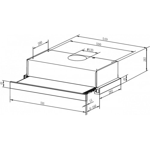 Вытяжка Weissgauff TEL 06 2M IX