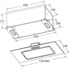 Вытяжка Weissgauff Aura 900 BL