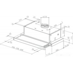 Вытяжка Faber Flox Glass BK A50 315.0567.355