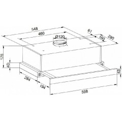 Вытяжка Zorg Slim 1030 60 M (белый)