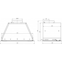 Вытяжка Elikor Врезной блок Box 50П-1000-Э4Д 290032 (черный)