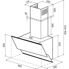 Вытяжка Krona Irma A 600 S (черный)