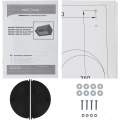 Вытяжка Krona Wermut 600 DN Black PB (черный)