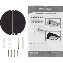 Вытяжка Krona Kamilla F 450 inox КА-00009803 (нержавеющая сталь)
