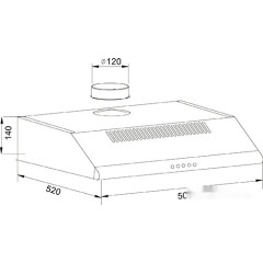 Вытяжка Making Oasis Everywhere UP-50W (F)