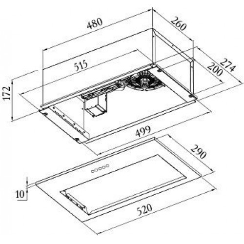 Вытяжка ZUGEL ZHI525B