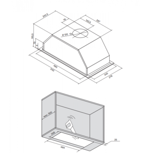 Вытяжка Kuppersberg INTOUCH 60 BG