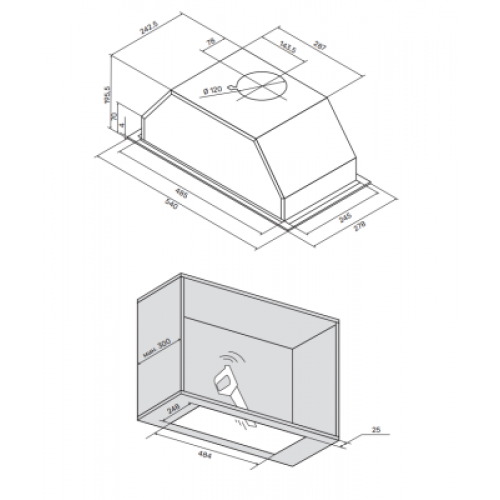 Вытяжка Kuppersberg INTOUCH-1 60 WG