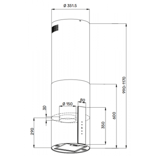 Вытяжка Kuppersberg MOTUBA 35 B