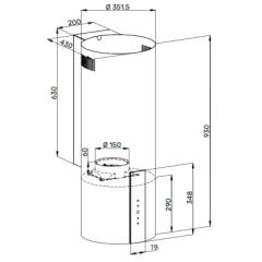 Вытяжка Kuppersberg WL-MOTUBA 35 B