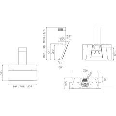 Вытяжка Elica Stripe Lux @ BL/A/60