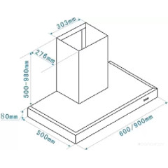 Вытяжка Brandt AD1516X