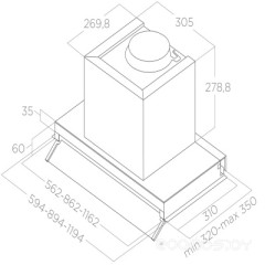 Вытяжка Elica BOXIN ADV DRY @ IX/A/120