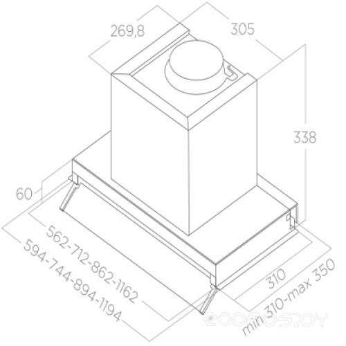 Вытяжка Elica BOXIN ADV PLUS @ IX/A/60