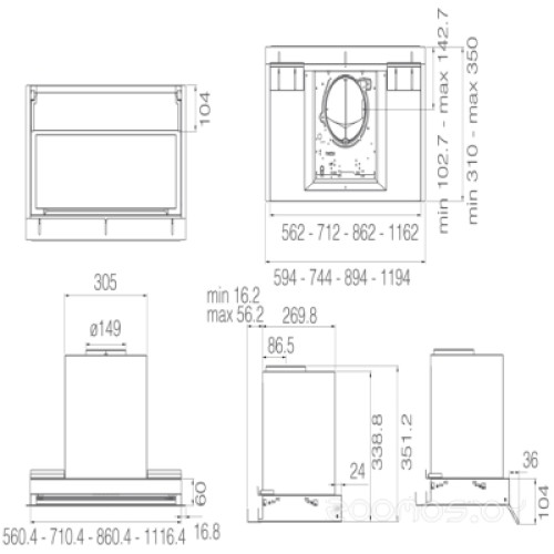 Вытяжка Elica BOXIN ADV PLUS @ IX/A/60