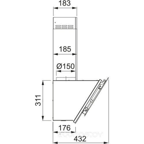 Вытяжка Franke Temper 50 BK 330.0712.112
