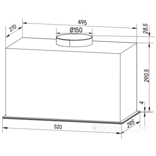 Вытяжка Kuppersberg INLUMIA 60 WG