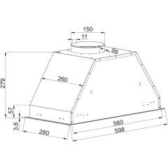 Вытяжка Exiteq EX-7016 (белый)