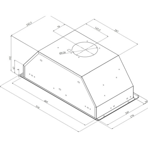 Вытяжка Korting KHI 6393 X