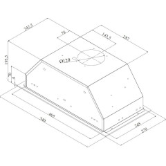 Вытяжка Korting KHI 6788 GGR