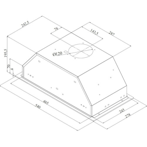 Вытяжка Korting KHI 6788 GGR