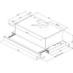 Вытяжка Korting KHP 6280 W