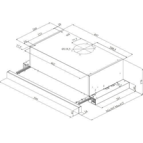 Вытяжка Korting KHP 6280 X