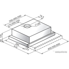 Вытяжка Elikor Интегра Glass 45Н-400-В2Г (нержавеющая сталь/черный)