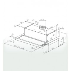 Вытяжка Faber Flexa HIP BK A 60